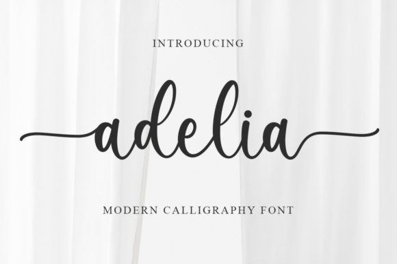 Adelia: A Script Font That Brings Handwritten Elegance to Life