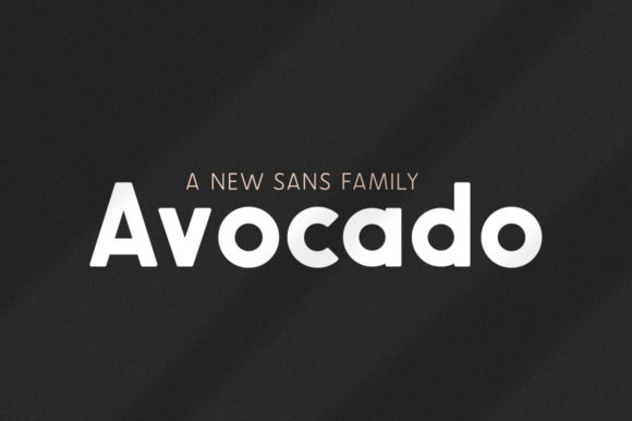 Avocado Family: A Font Trio for Modern Designers