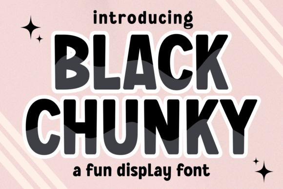 Black Chunky: The Bold Display Font for Modern Brands