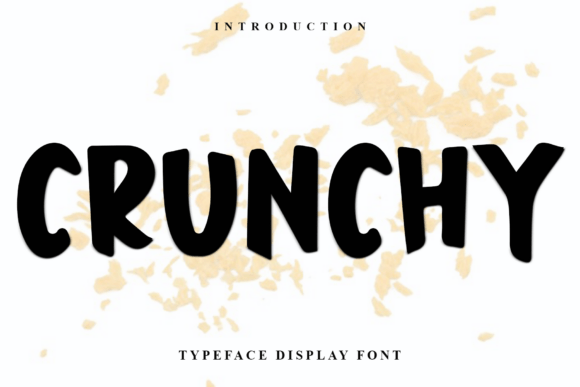 Crunchy: A Festive Typeface for Holiday and Beyond