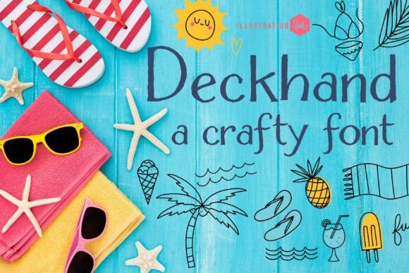 Deckhand: A Typeface for Sun-Kissed, Energetic Design