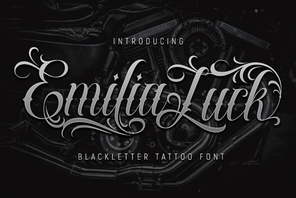 Emilia Luck: A Contemporary Blackletter Font for Bold Branding