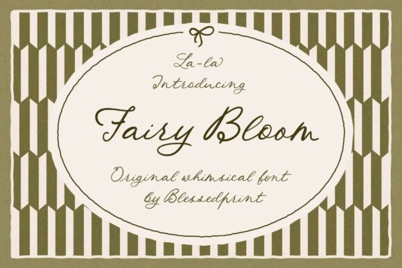 Fairy Bloom: A Modern Script for Magical Designs