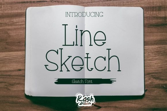 Line Sketch: A Handwritten Font with Heart and Versatility