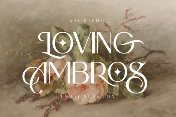 Loving Ambros: A Serif Font That Brings Timeless Elegance to Your Projects