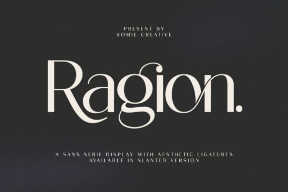 Ragion: The Modern Sans Serif for Clarity and Style