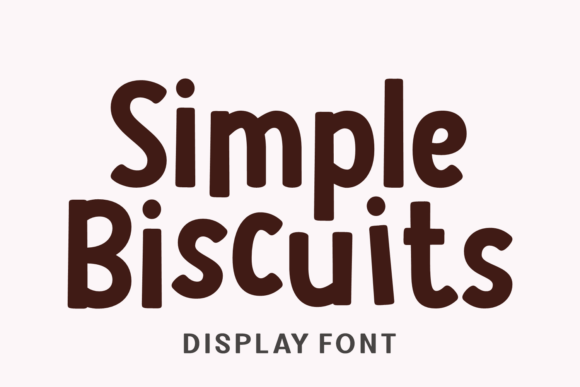 Simple Biscuits: A Cartoon Font That Brings Joy to Your Designs