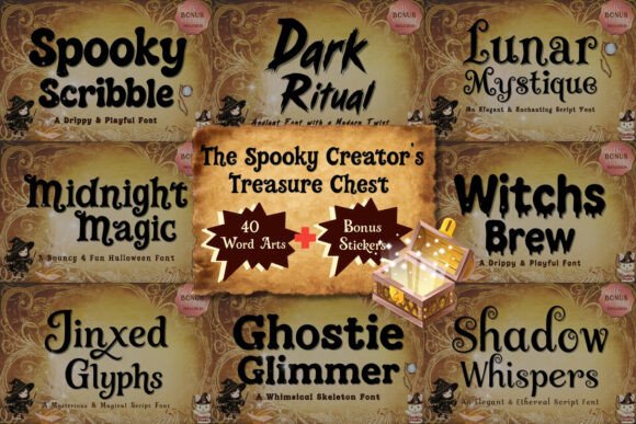 Spooky Creator Treasure Chest Bundle: Your Ultimate Halloween Design Toolkit