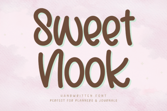 Sweet Nook: A Cozy Handwritten Font for Every Creative Need