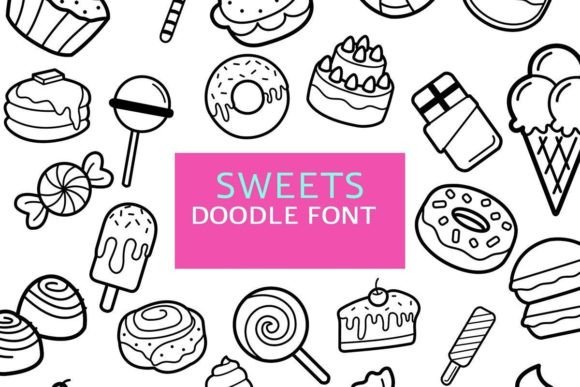 Sweets Doodle: A Playful Asset for Modern Design