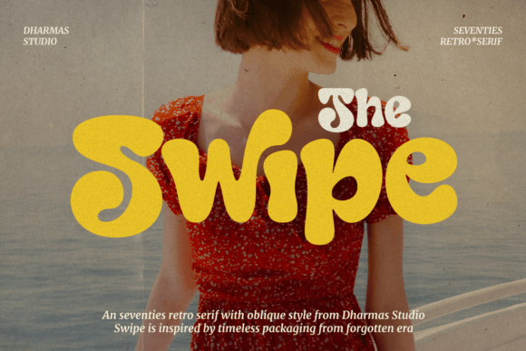 Swipe: A Bold Retro Typeface for Modern Creatives