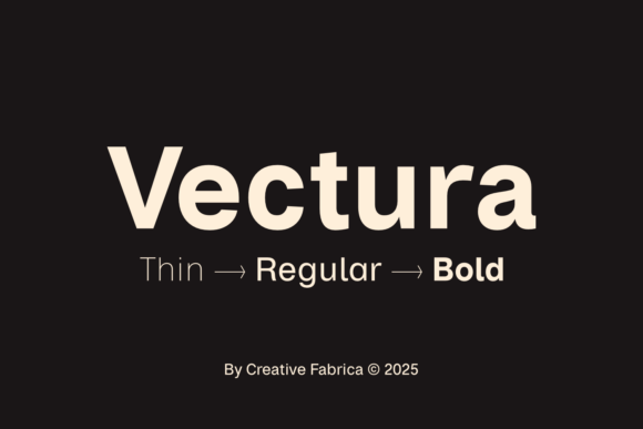 Vectura: A Modern Sans Serif for Every Design Need