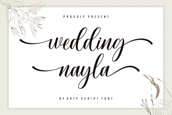 Wedding Nayla: A Font That Captures Timeless Romance