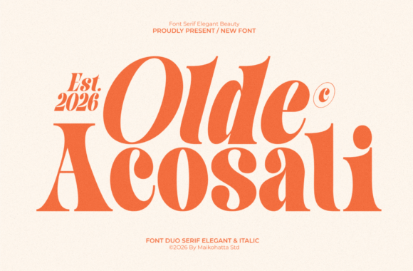 Why Olde Acosai Is the Refined Serif Your Designs Need
